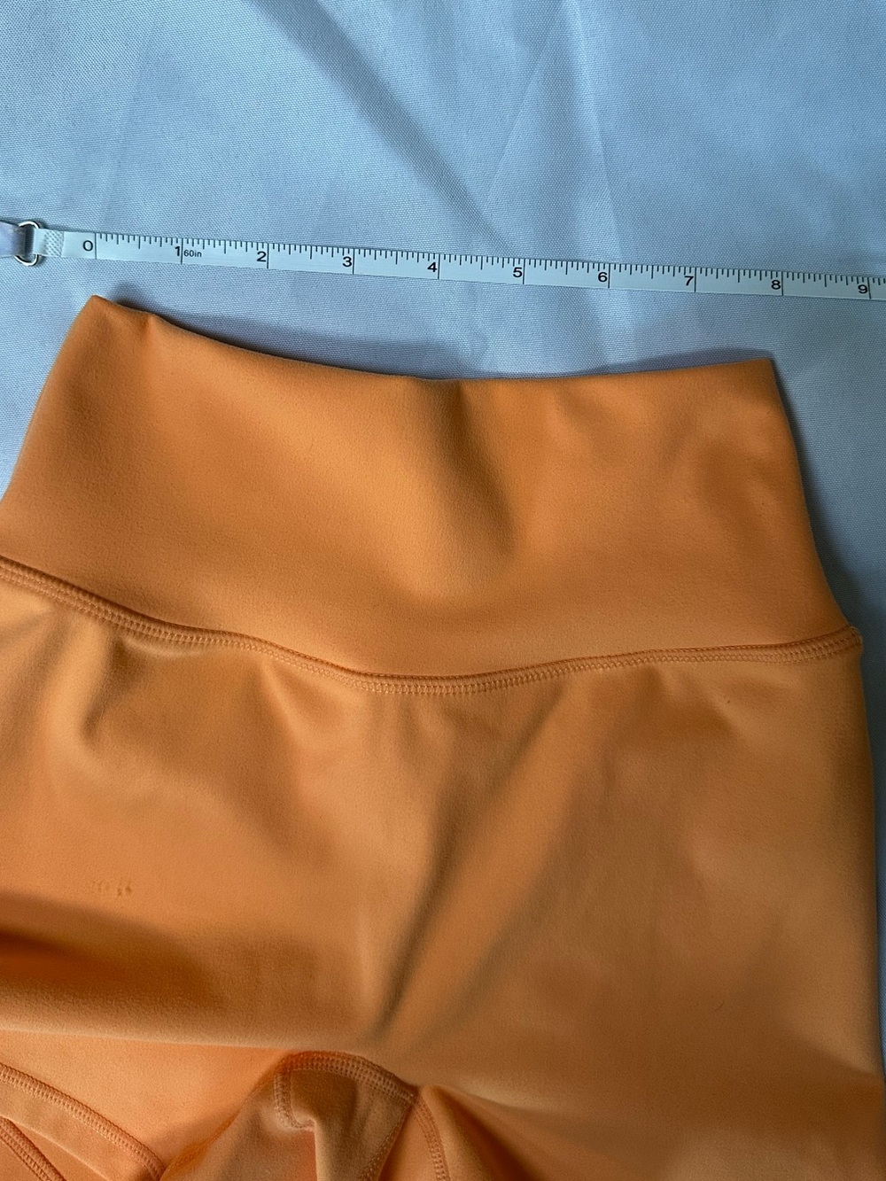 P’TULA Orange Spandex Shorts - SIZE S4 - Picture 4 of 7
